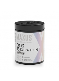 Экстремально тонкие презервативы MAXUS 003 Extra Thin - 15 шт. - Maxus - купить с доставкой в Новомосковске