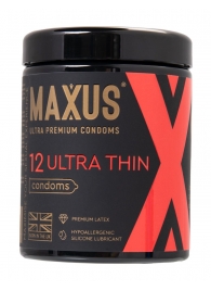 Ультратонкие презервативы MAXUS Ultra Thin - 12 шт. - Maxus - купить с доставкой в Новомосковске