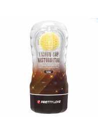 Прозрачный текстурированный мастурбатор Vacuum Cup Masturbator Stellar - Baile - в Новомосковске купить с доставкой