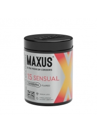 Анатомические презервативы MAXUS Sensual - 15 шт. - Maxus - купить с доставкой в Новомосковске