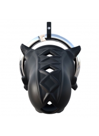 Черный замок верности Extreme Silicone Cock Blocker - Pipedream - купить с доставкой в Новомосковске