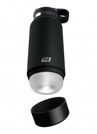 Черный мастурбатор в виде бутылки Fap Flask - Pipedream - в Новомосковске купить с доставкой