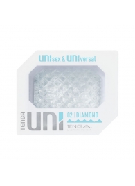 Прозрачный мастурбатор-стимулятор Tenga Uni Diamond - Tenga - в Новомосковске купить с доставкой