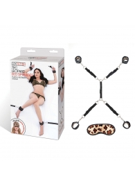 Леопардовая фиксация на матрас для рук и ног Classic Bedspreader - Lux Fetish - купить с доставкой в Новомосковске
