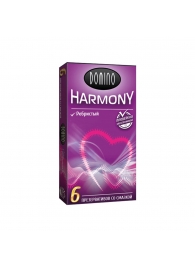 Презервативы с рёбрышками Domino Harmony - 6 шт. - Domino - купить с доставкой в Новомосковске
