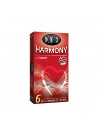 Гладкие презервативы Domino Harmony - 6 шт. - Domino - купить с доставкой в Новомосковске