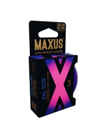 Презервативы Maxus XXL увеличенного размера - 3 шт. - Maxus - купить с доставкой в Новомосковске