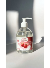 Лубрикант на водной основе Love Protection Raspberry с ароматом малины - 300 мл. - Lola Games - купить с доставкой в Новомосковске
