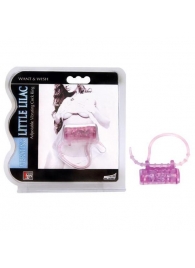 Эрекционное кольцо с вибратором LITTLE LILAC - Dream Toys - в Новомосковске купить с доставкой