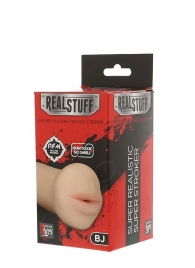 Нежный мастурбатор-ротик REALSTUFF 5INCH MASTURBATOR BJ - Dream Toys - в Новомосковске купить с доставкой