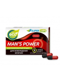 Возбуждающее средство Man’s power - 10 капсул (+1 в подарок) - SuperCaps - купить с доставкой в Новомосковске
