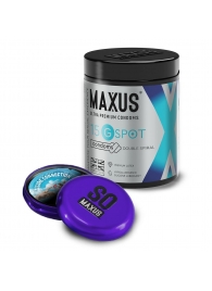 Гладкие презервативы Maxus G spot с двойной спиралью - 15 шт. - Maxus - купить с доставкой в Новомосковске