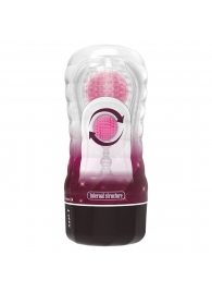 Прозрачный текстурированный мастурбатор Vacuum Cup Masturbator Black Hole - Baile - в Новомосковске купить с доставкой