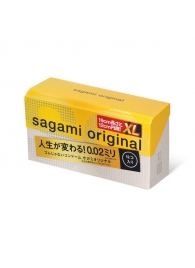 Презервативы увеличенного размера Sagami Original 0.02 XL-size - 12 шт. - Sagami - купить с доставкой в Новомосковске