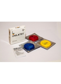 Разноцветные ароматизированные презервативы Unilatex Multifruits - 3 шт. - Unilatex - купить с доставкой в Новомосковске