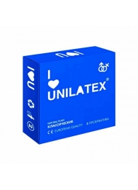 Классические презервативы Unilatex Natural Plain - 3 шт. - Unilatex - купить с доставкой в Новомосковске