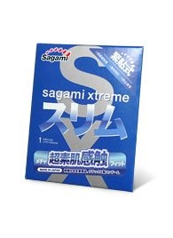 Презерватив Sagami Xtreme FEEL FIT 3D - 1 шт. - Sagami - купить с доставкой в Новомосковске
