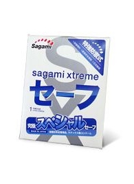 Презерватив Sagami Xtreme Ultrasafe с двойным количеством смазки - 1 шт. - Sagami - купить с доставкой в Новомосковске