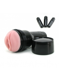 Мастурбатор-вагина Fleshlight - Vibro Pink Lady Touch с вибрацией - Fleshlight - в Новомосковске купить с доставкой