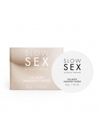 Массажная свеча для всего тела Slow Sex - 50 гр. - Bijoux Indiscrets - купить с доставкой в Новомосковске