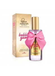 Разогревающее массажное масло Light My Fire Bubble Gum с ароматом бабл-гам - 100 мл. - Bijoux Indiscrets - купить с доставкой в Новомосковске