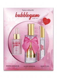 Набор средств для массажа и ласк Bubblegum Play Kit - Bijoux Indiscrets - купить с доставкой в Новомосковске