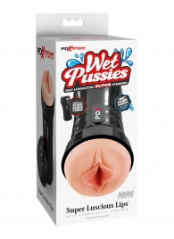 Мастурбатор-вагина в колбе Super Luscious Lips - Pipedream - в Новомосковске купить с доставкой