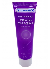 Гель-смазка на водной основе For Men - 100 мл. - Torex - купить с доставкой в Новомосковске