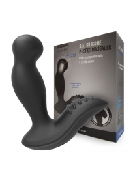 Черный вибромассажер простаты 3,5’’ P-spot Massager - 12,5 см. - Erokay - в Новомосковске купить с доставкой