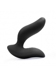Черный вибромассажер простаты 3,5’’ Curve P-spot Massager - 12 см. - Erokay - в Новомосковске купить с доставкой