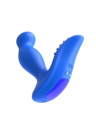 Синий вибромассажер простаты 3,5’’ P-spot Massager - 12,5 см. - Erokay - в Новомосковске купить с доставкой