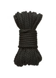 Черная верёвка для связывания и фиксации Bind Tie - 9,14 м. - Doc Johnson - купить с доставкой в Новомосковске