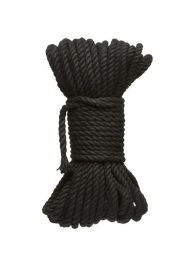 Черная верёвка для связывания и фиксации Bind Tie - 15,24 м. - Doc Johnson - купить с доставкой в Новомосковске