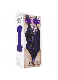 Фиолетовая верёвка для связывания и фиксации Bind Tie - 9,14 м. - Doc Johnson - купить с доставкой в Новомосковске