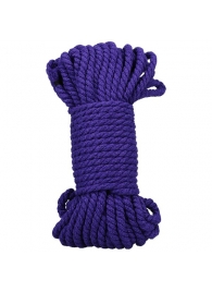 Фиолетовая верёвка для связывания и фиксации Bind Tie - 15,24 м. - Doc Johnson - купить с доставкой в Новомосковске