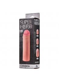 Фаллоудлинитель SUPER HERO Casanova - 18 см. - Lola Games - в Новомосковске купить с доставкой