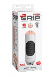 Мастурбатор-вагина Extreme Toyz Mega Grip Vibrating Stroker Mouth - Pipedream - в Новомосковске купить с доставкой