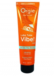 Гель с эффектом вибрации Lube Tube Vibe Low Sex On The Beach - 100 мл. - ORGIE - купить с доставкой в Новомосковске