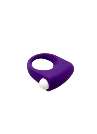 Фиолетовое эрекционное кольцо Puggle Vibrating Ring with Bullet - Adrien Lastic - в Новомосковске купить с доставкой