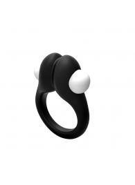 Черное эрекционное кольцо Zippy Vibrating Ring With Bullet - Adrien Lastic - в Новомосковске купить с доставкой
