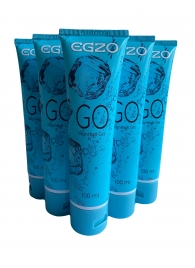 Набор из 5 пролонгирующих лубрикантов на водной основе Egzo Go (по 100 мл.) - EGZO - купить с доставкой в Новомосковске