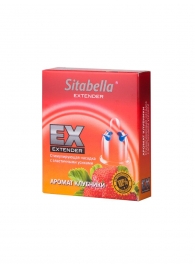 Стимулирующая насадка Sitabella Extender  Клубника - Sitabella - купить с доставкой в Новомосковске