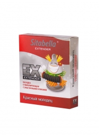 Стимулирующая насадка Sitabella Extender  Красный молодец - Sitabella - купить с доставкой в Новомосковске