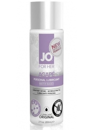 Лубрикант на водной основе для женщин JO AGAPE LUBRICANT ORIGINAL - 60 мл. - System JO - купить с доставкой в Новомосковске