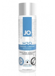 Охлаждающий лубрикант на водной основе JO Personal Lubricant H2O COOLING - 120 мл. - System JO - купить с доставкой в Новомосковске
