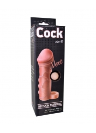 Фаллоудлинитель с кольцом COCK size M - 15 см. - LOVETOY (А-Полимер) - в Новомосковске купить с доставкой
