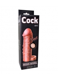 Фаллоудлинитель с кольцом COCK size L - 16,5 см. - LOVETOY (А-Полимер) - в Новомосковске купить с доставкой