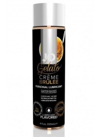 Лубрикант с ароматом крем-брюле JO GELATO CREME BRULEE - 120 мл. - System JO - купить с доставкой в Новомосковске