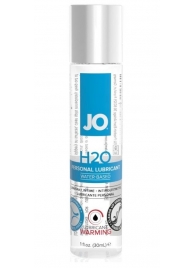 Возбуждающий лубрикант на водной основе JO Personal Lubricant H2O Warming - 30 мл. - System JO - купить с доставкой в Новомосковске
