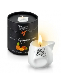 Массажная свеча с ароматом манго и ананаса Bougie de Massage Ananas Mangue - 80 мл. - Plaisir Secret - купить с доставкой в Новомосковске